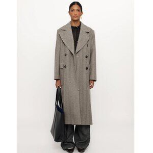 MAX & CO WOOL LAMBRO MIDI COAT SIZE US 2 / IT38